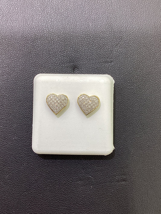 10kt Yellow Gold 0.20 CTW Natural Diamond Earrings