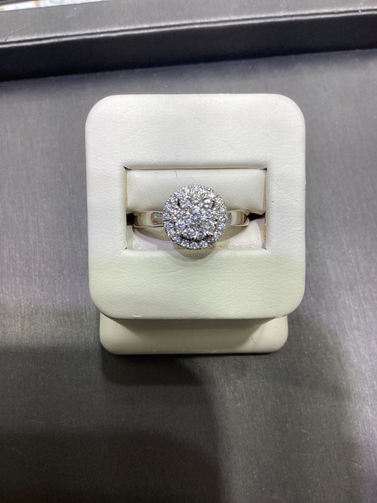14kt White Gold 0.50 CTW Natural Diamond Ring