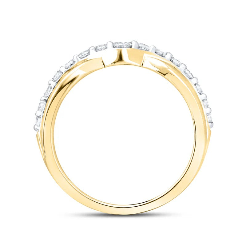 14kt Yellow Gold 0.50 CTW Lab Diamond Band