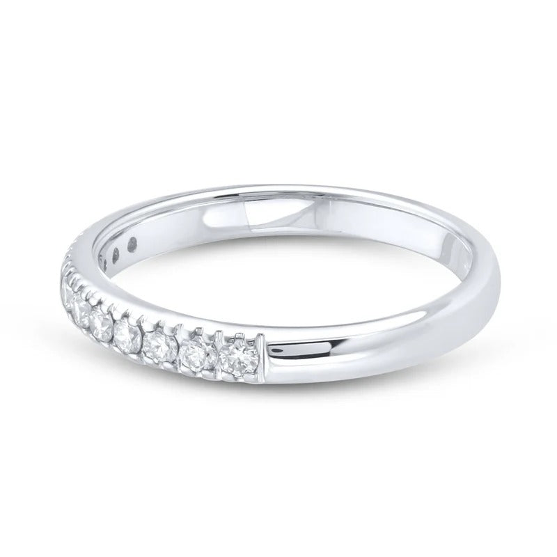 14kt White Gold 0.26 CTW Natural Diamond Band