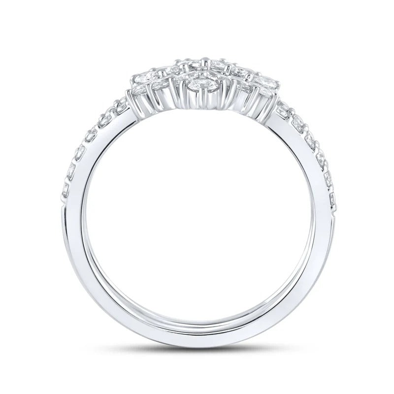 14kt White Gold 0.75 CTW Natural Diamond Enhancer