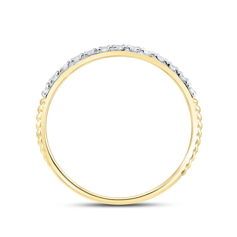 14kt Yellow Gold 0.20 CTW Natural Diamond Band