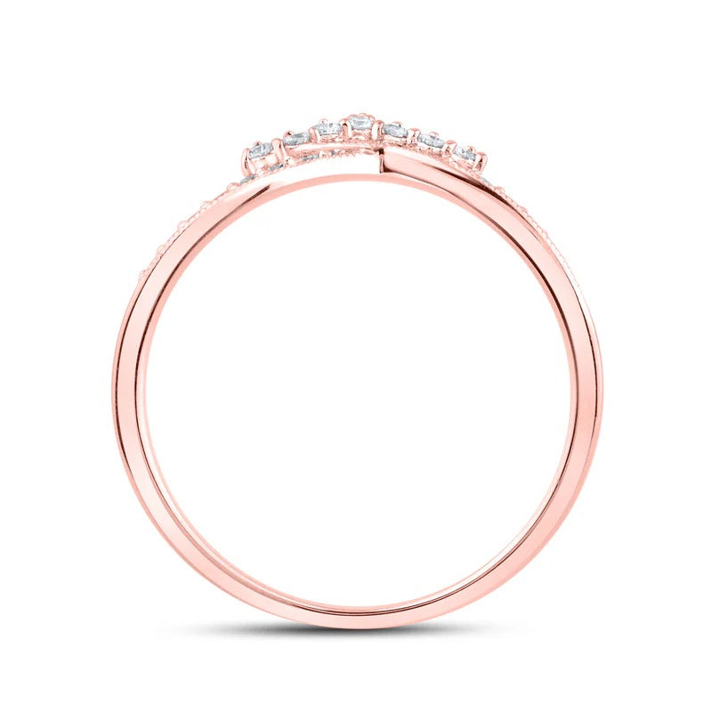 14kt Rose Gold 0.16 CTW Lab Diamond Band