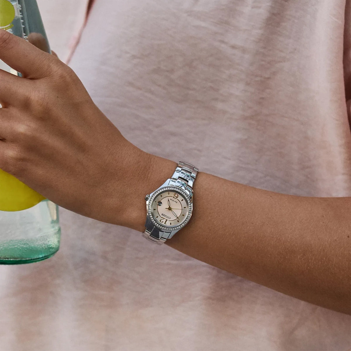 Citizen Women's Eco-Drive Silhouette Crystal Watch