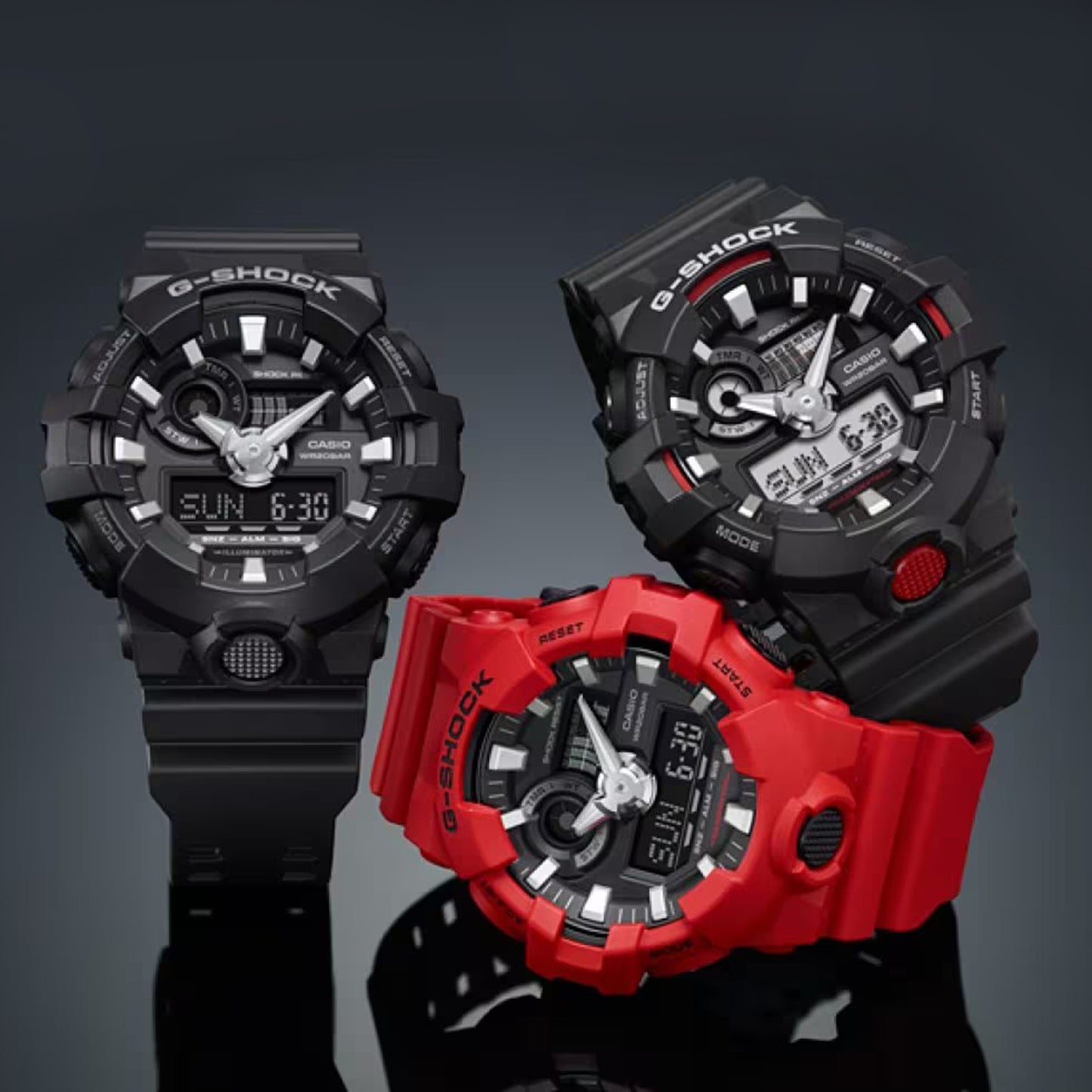 Casio G-Shock GA-700-1BDR Analog-Digital Men Watch