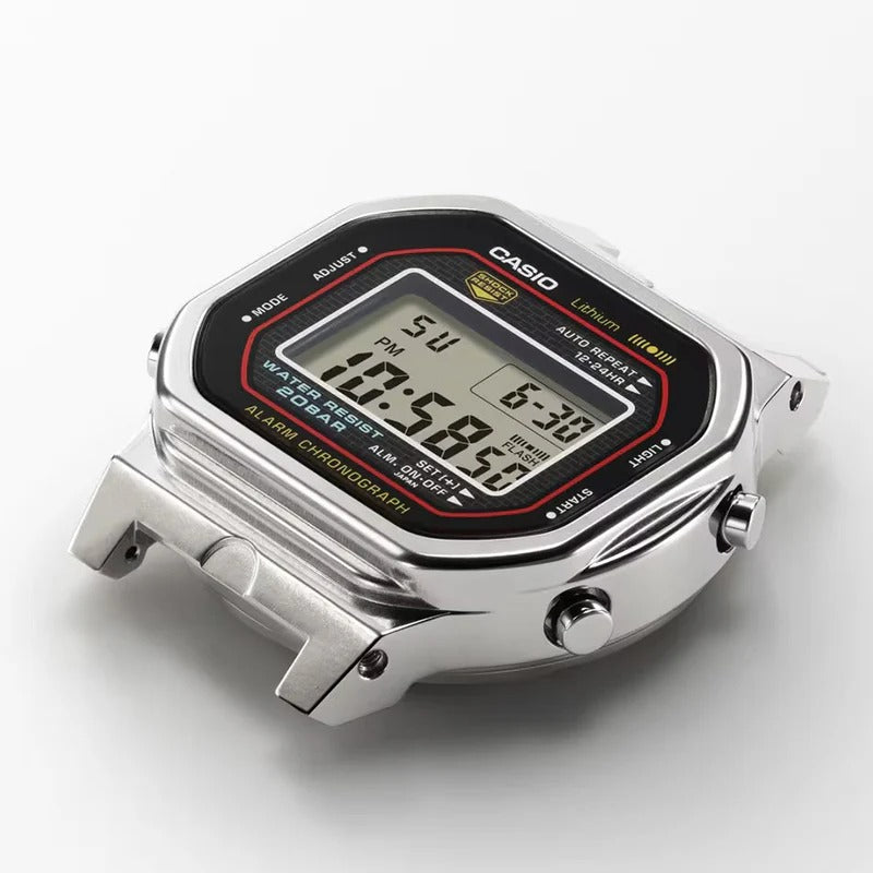 Casio G-Shock Digital 5000 Series Black Resin Watch 42.3mm - DW5000R-1A