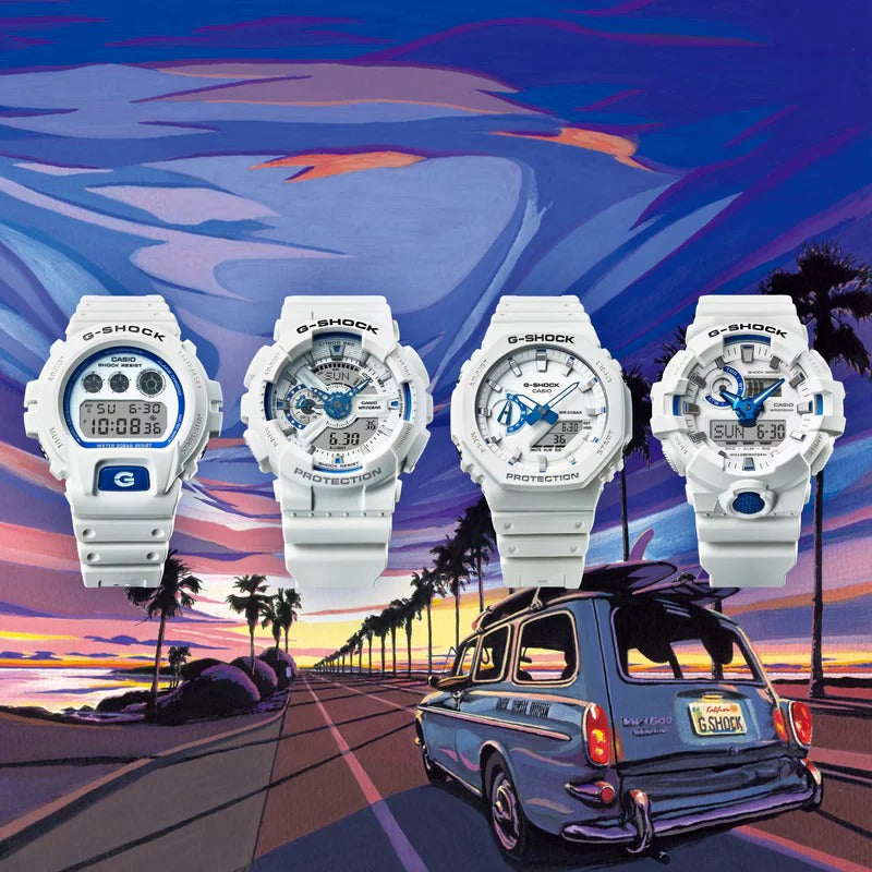 New Casio G-Shock Analog-Digital 2100Series Men's White Watch GA2100HDS-7A