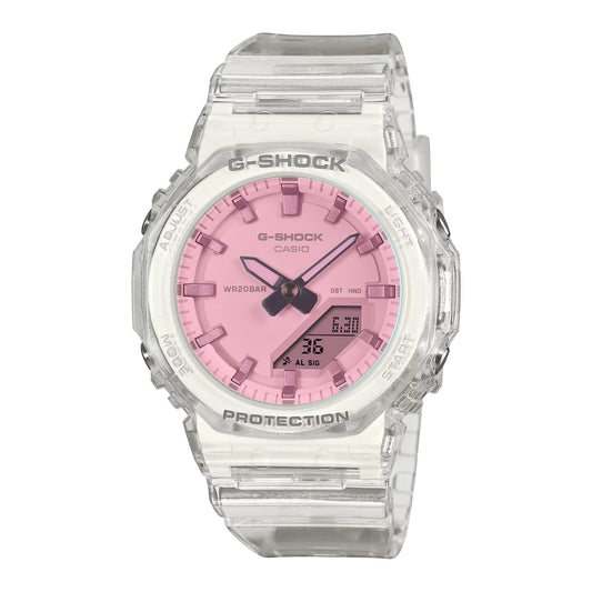 CASIO G-Shock Watch (Official Japanese Product) GMA-P2100SR-7AJF Women's White Skeleton