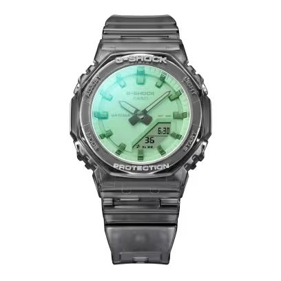 Ladies' Casio G-Shock Summer Reflections Analog-Digital Translucent Resin Watch - GMAP2100SR-1A