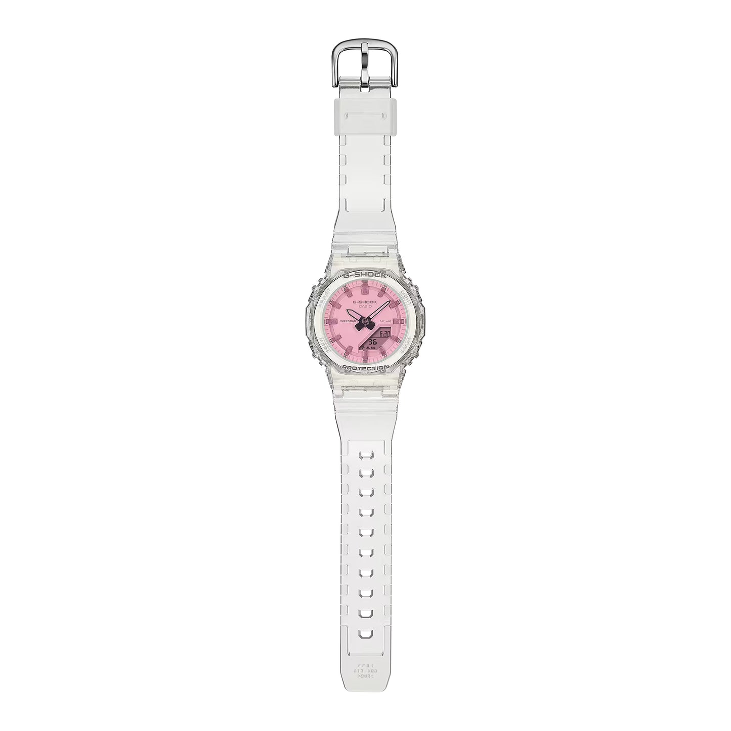 CASIO G-Shock Watch (Official Japanese Product) GMA-P2100SR-7AJF Women's White Skeleton