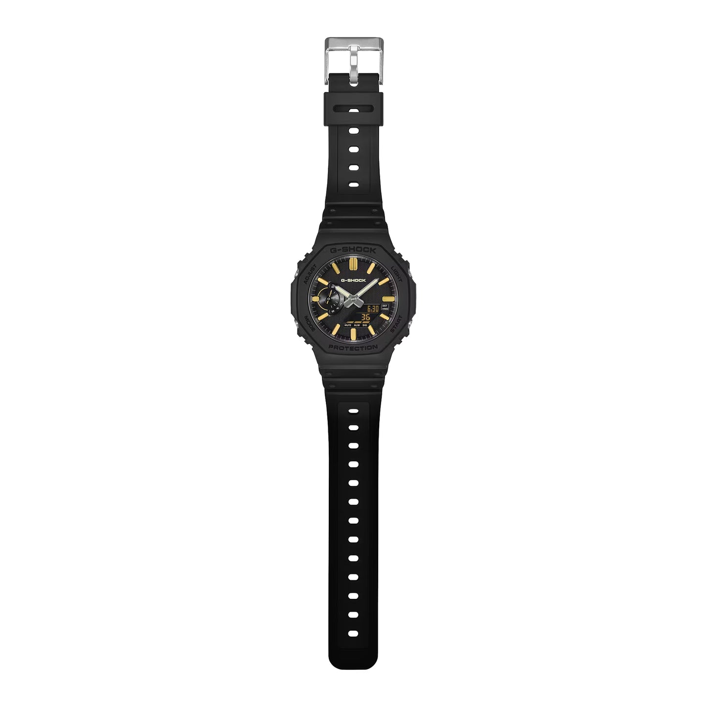 G-Shock GA2100LXB1A9 Luxe Black Series Octagonal Resin Ana-Digi
