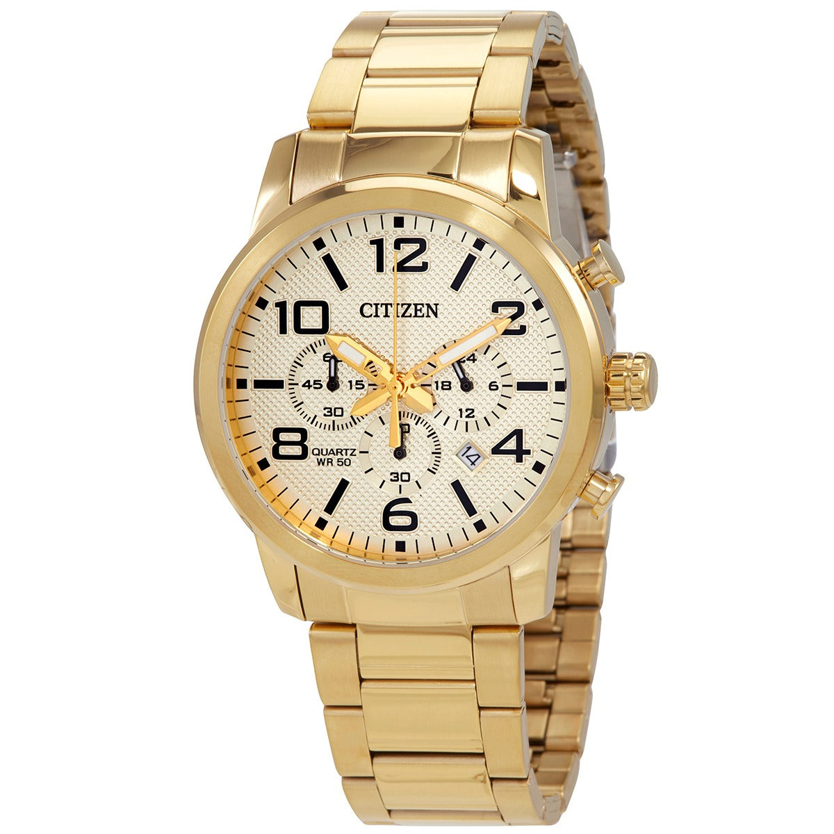 Citizen Chronograph Quartz Champagne Dial Men's Watch AN8052-55P