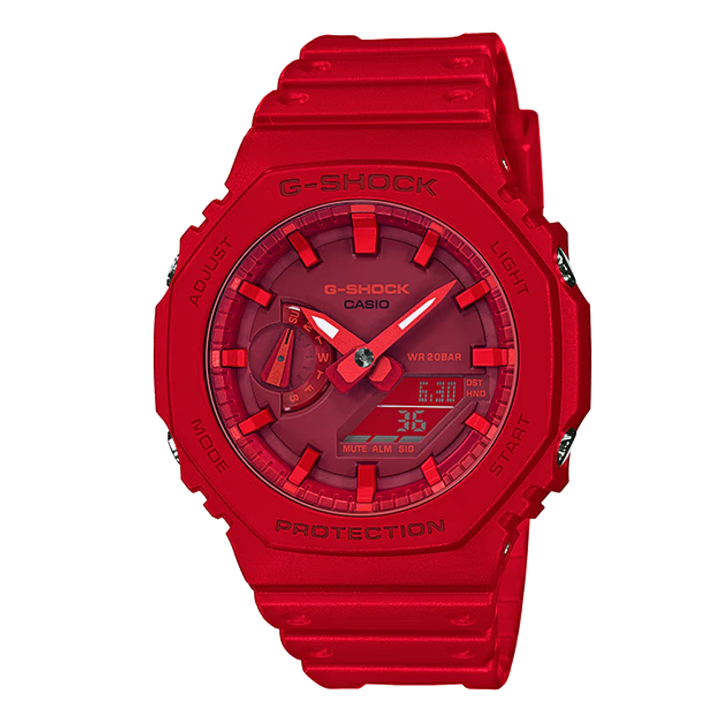 Casio G-Shock Men’s 2100-Series Watch in Red Resin