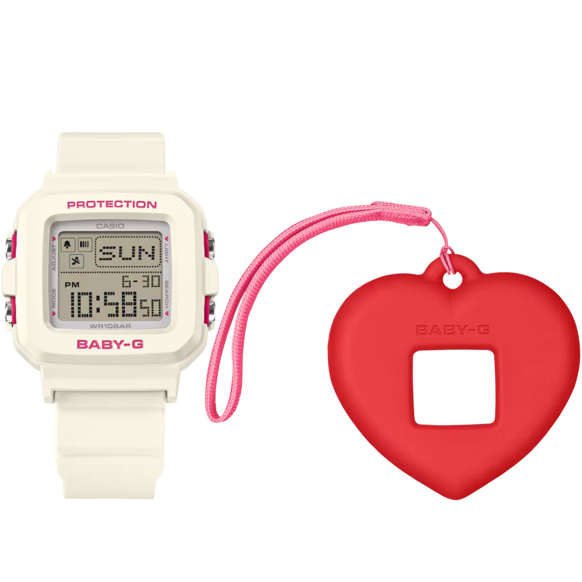 G-Shock Women's Casio Baby-G BGD-10 Series Digital Resin Strap Watch