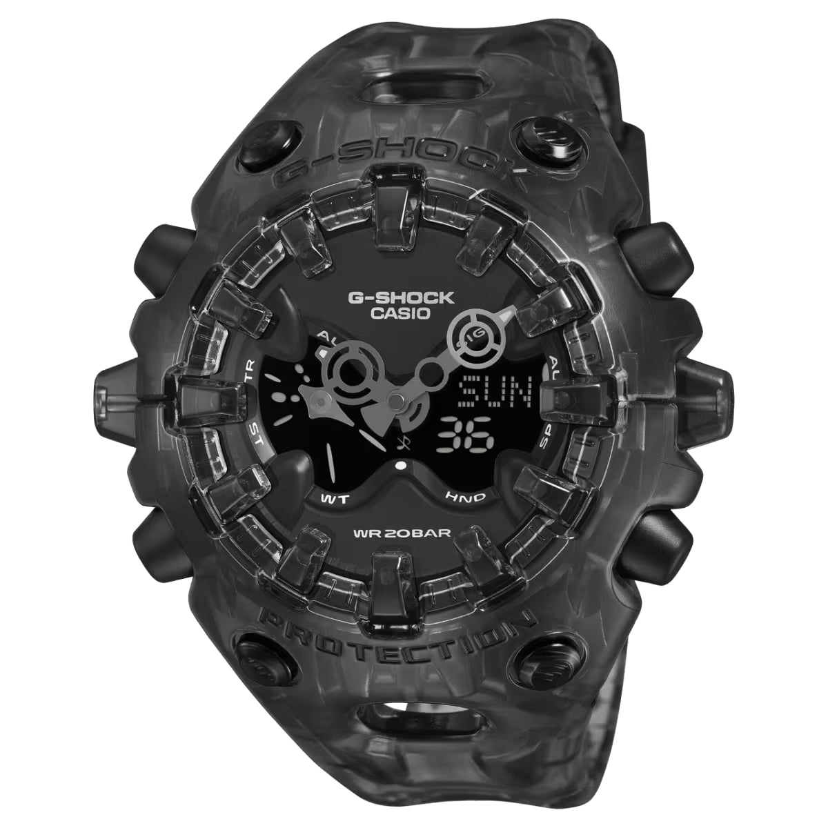 G-Shock Analog-Digital GA-V01 Series 58.2mm Smoky Black-Digital Dial Men's Watch GAV01SKE-8A