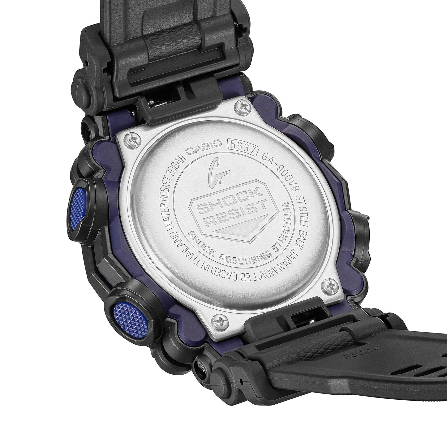 Casio G-Shock GA-900VB-1A Virtual Blue Analog-Digital Men's Watch