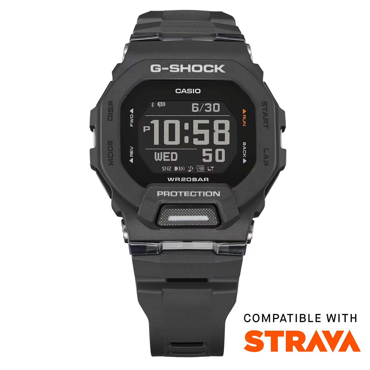 CASIO G-SHOCK GBD-200-1DR Digital Dial Men's Watch