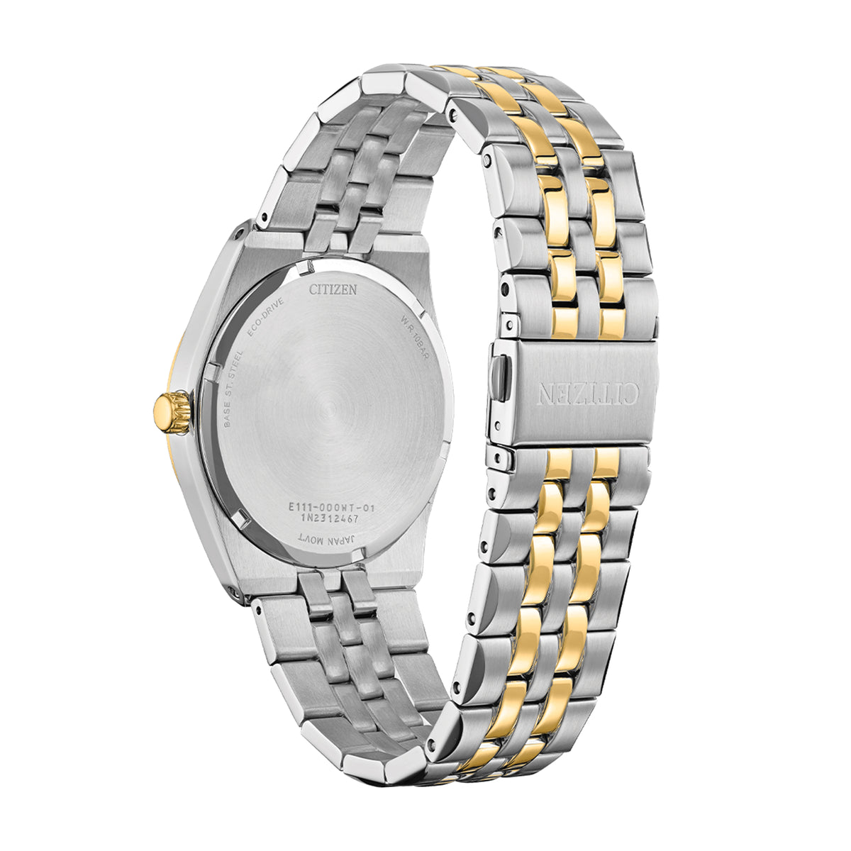 Citizen Corso Men Black Stainless Steel Watch BM7334-58E