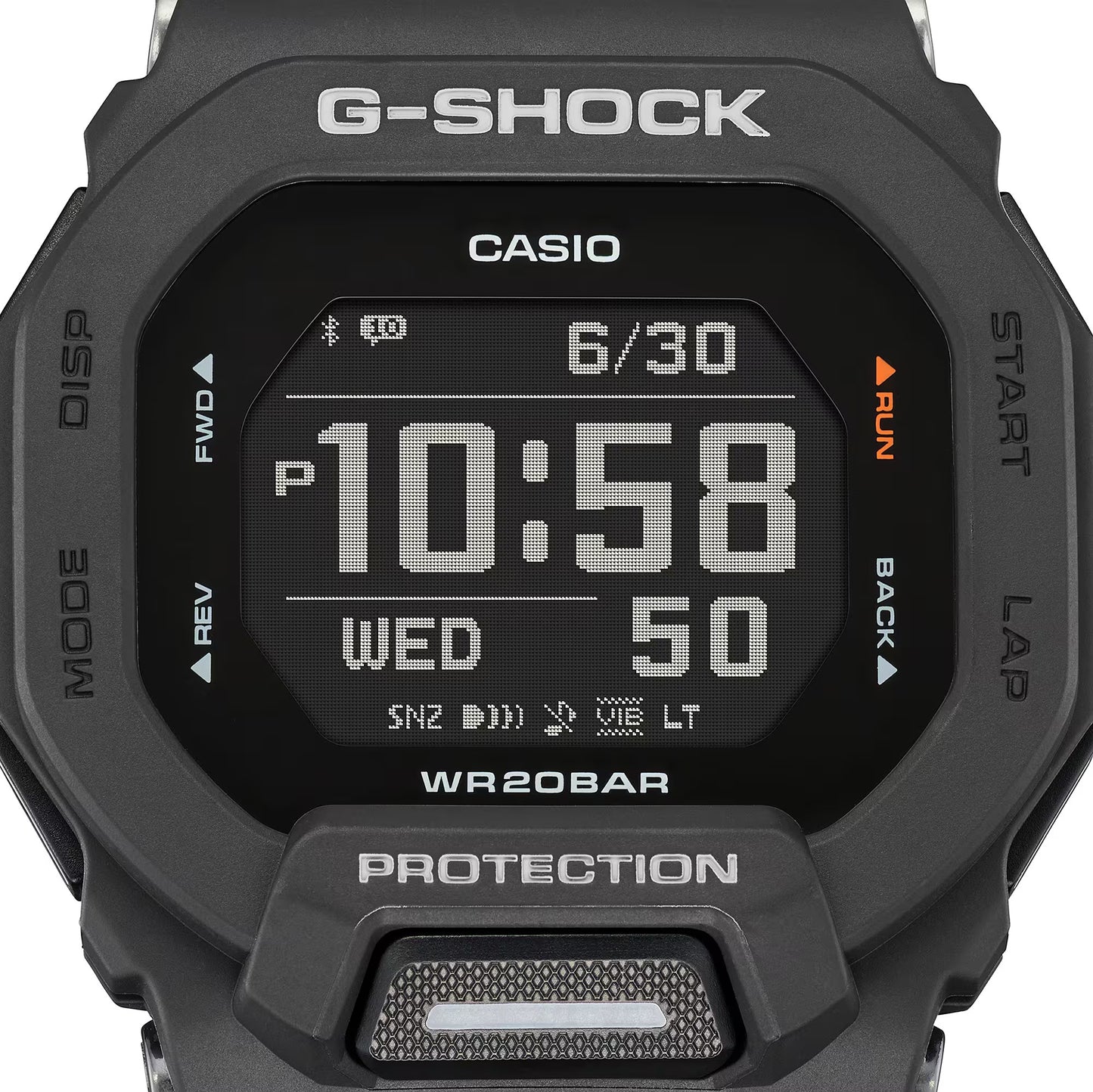 CASIO G-SHOCK GBD-200-1DR Digital Dial Men's Watch