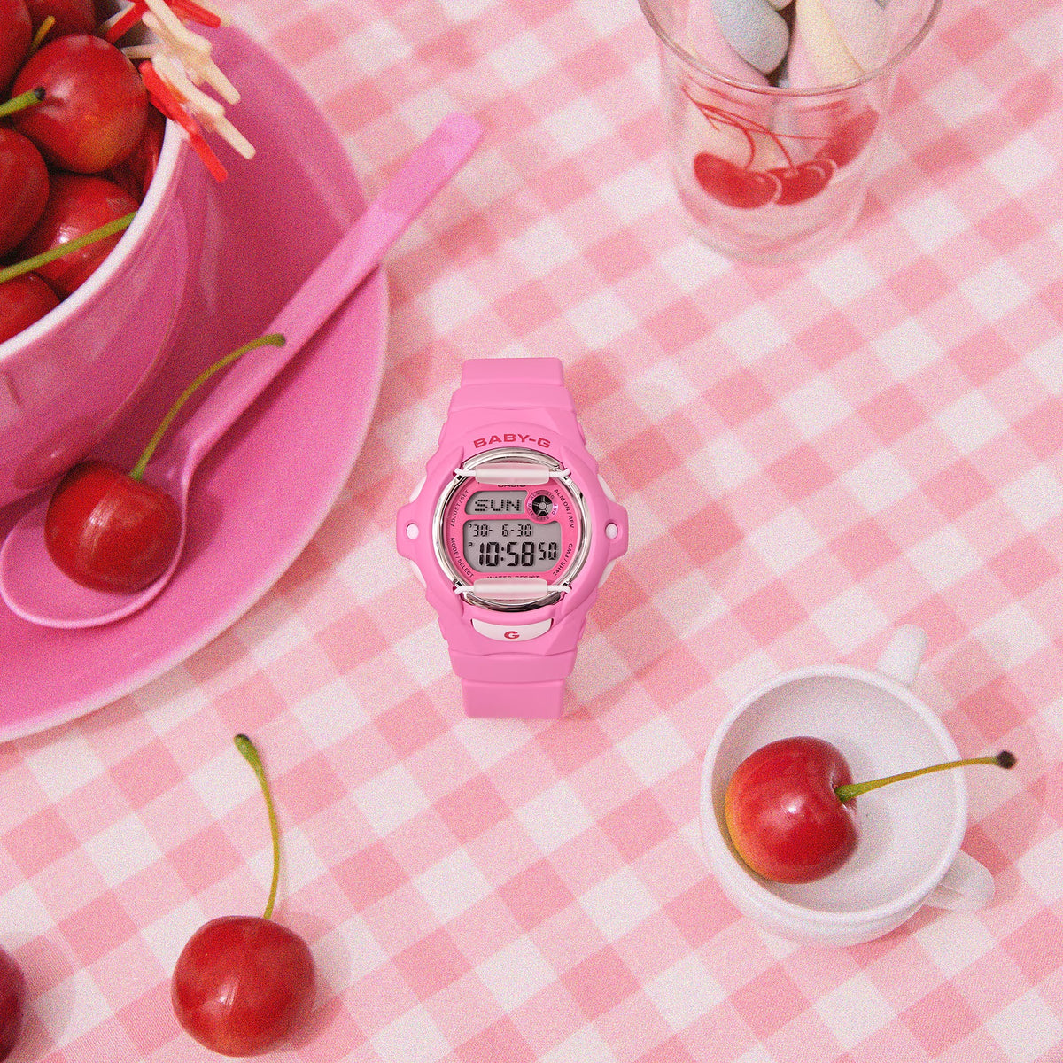 Casio-G Series Digital Women's Watch BG-169CH-4ER Baby