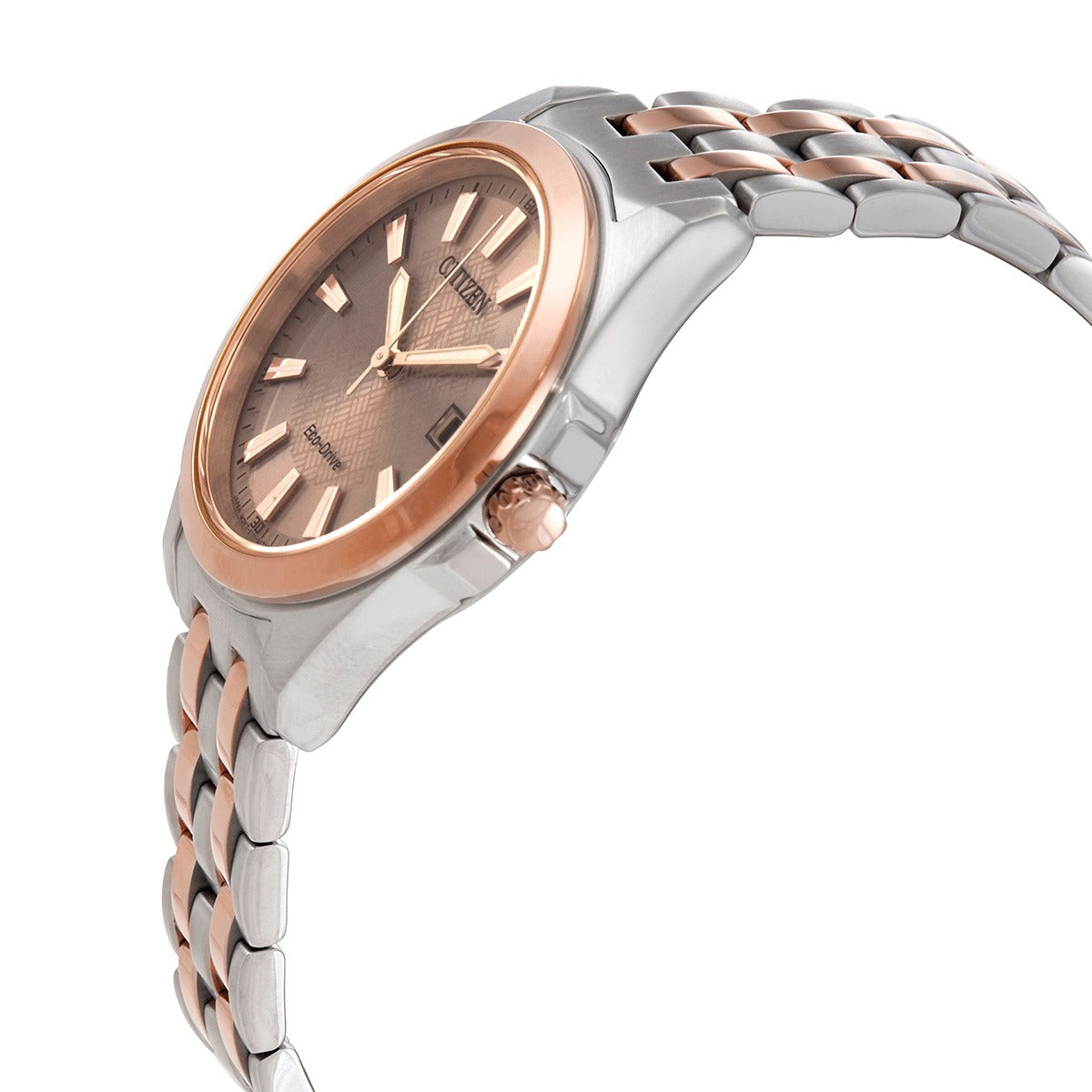 Citizen Peyten Eco-Drive Rose Dial Two-tone Ladies Watch