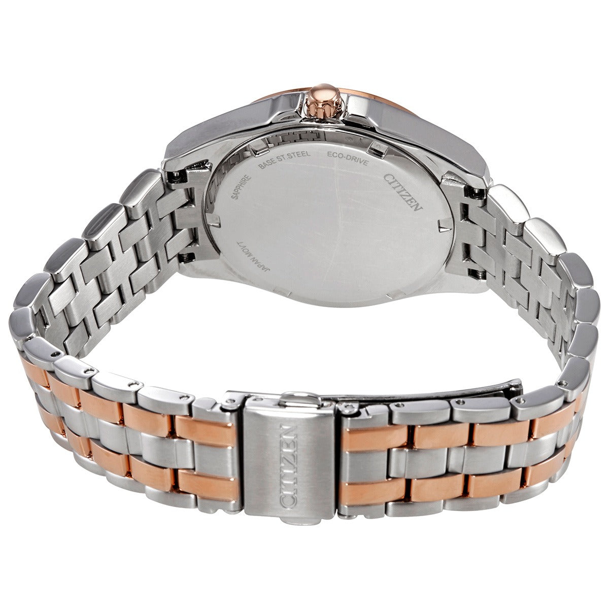 Citizen Peyten Eco-Drive Rose Dial Two-tone Ladies Watch