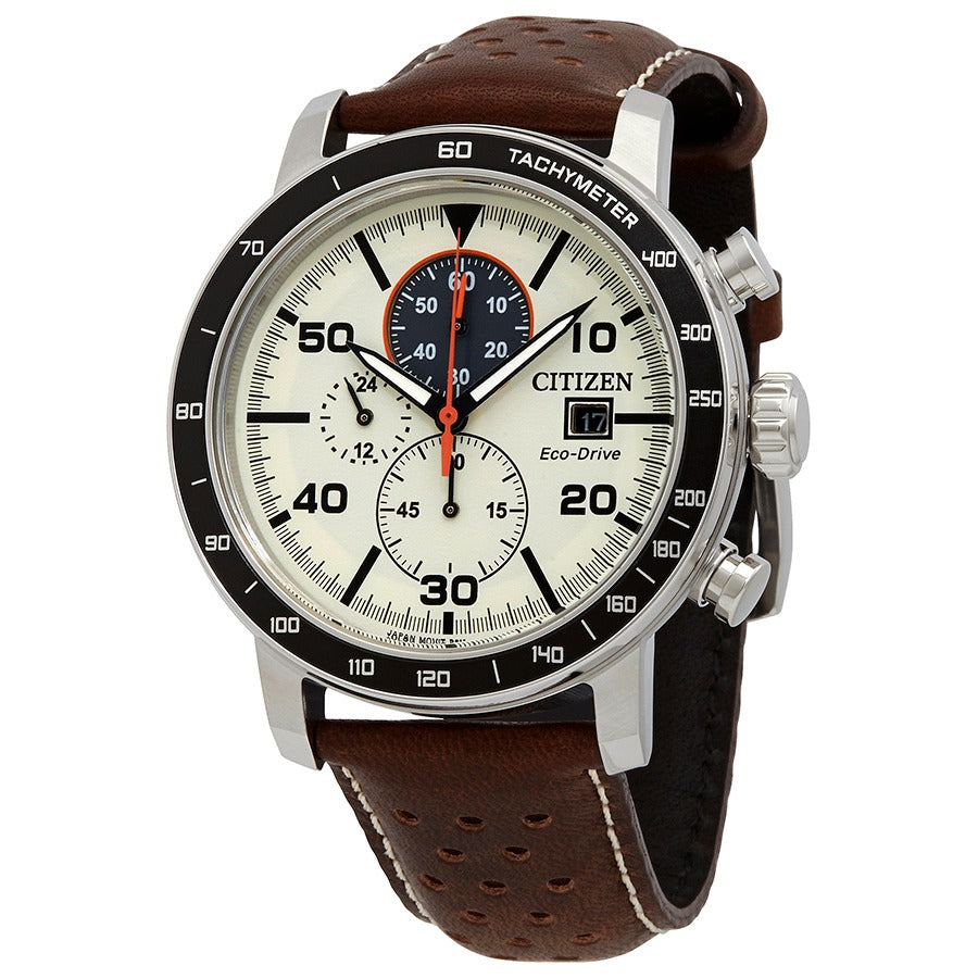 Citizen Brycen Chronograph Light Brown Dial Men's Watch