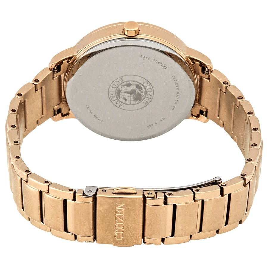 Citizen Silhouette Crystal Silver Dial Ladies Watch