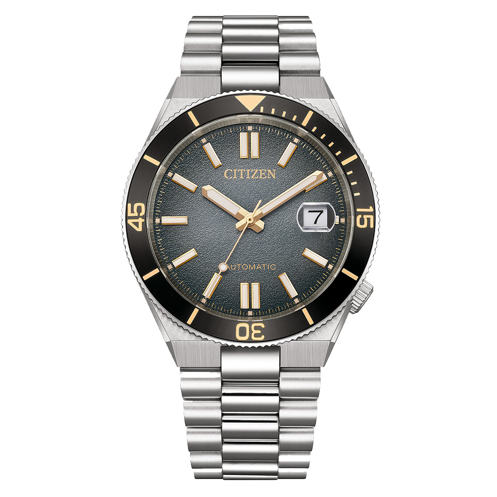 Citizen Tsuyosa Men Black Stainless Steel Watch NJ0238-57E
