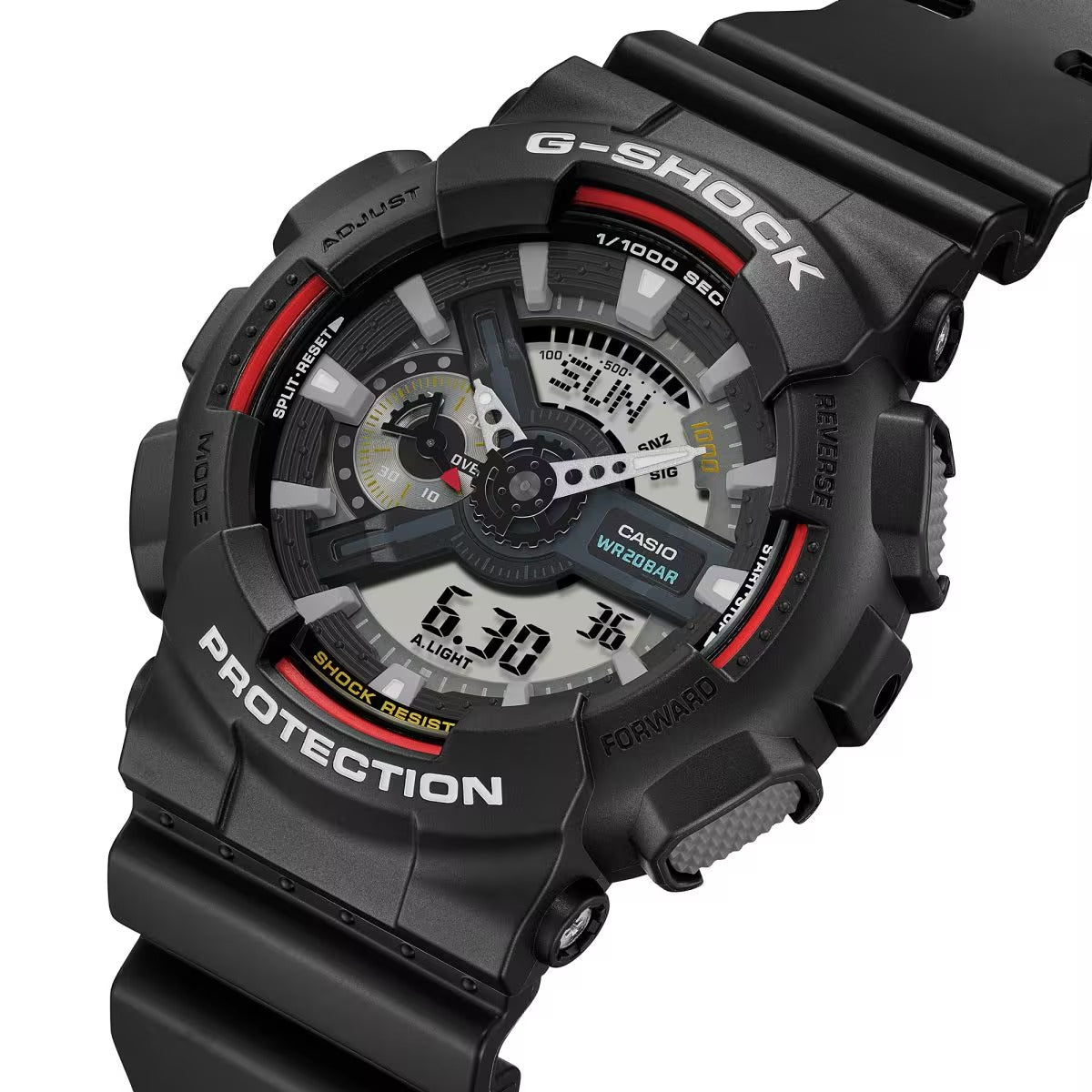 Casio G-Shock Analog-Digital Black Dial Resin Men's Watch GA110RL-1A