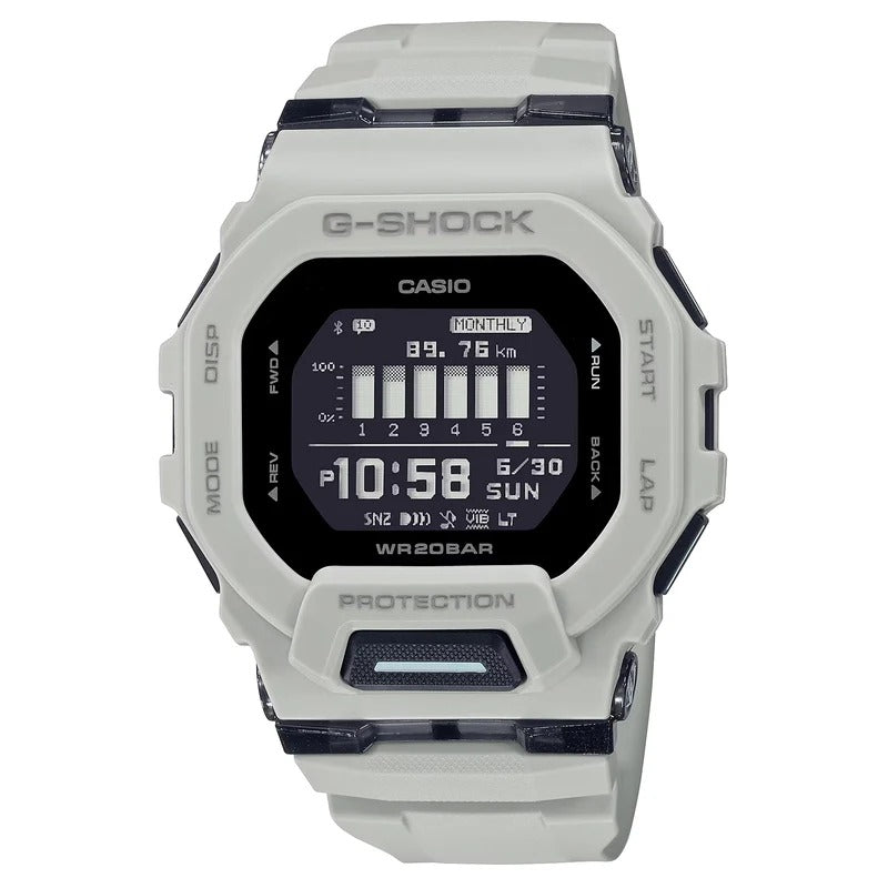 CASIO G-Shock G-Squad GBD-200 Series White Resin Watch | GBD200UU-9
