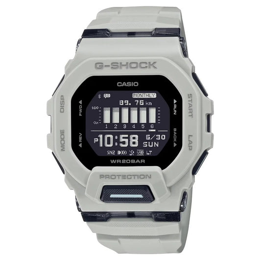 CASIO G-Shock G-Squad GBD-200 Series White Resin Watch | GBD200UU-9