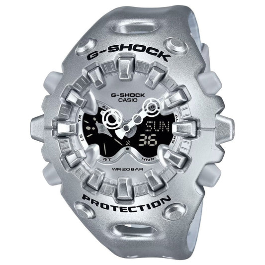 G-shock Ga-v01a-8a Men's Shock-resistant Digital Analog Watch Silver