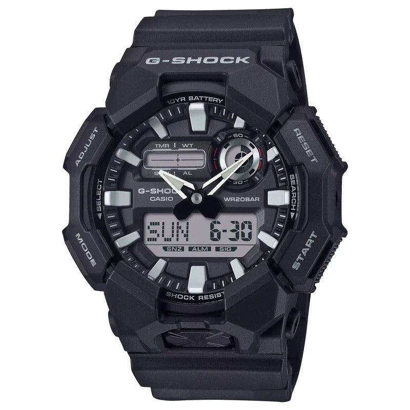 Casio G-Shock Analog-Digital Black Resin Strap Watch - GA-010-1A1