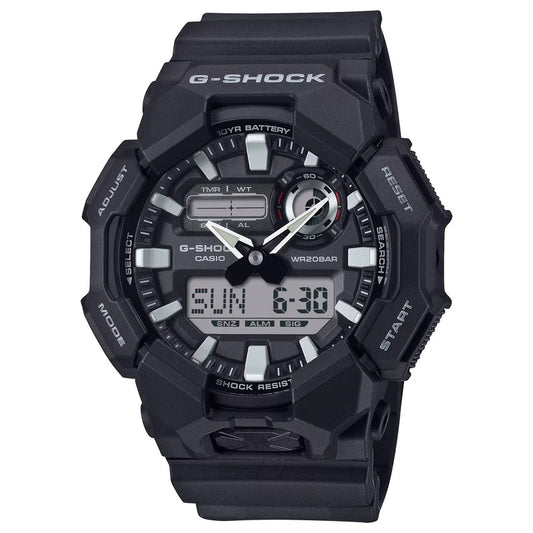 Casio G-Shock Analog-Digital Black Resin Strap Watch - GA-010-1A1