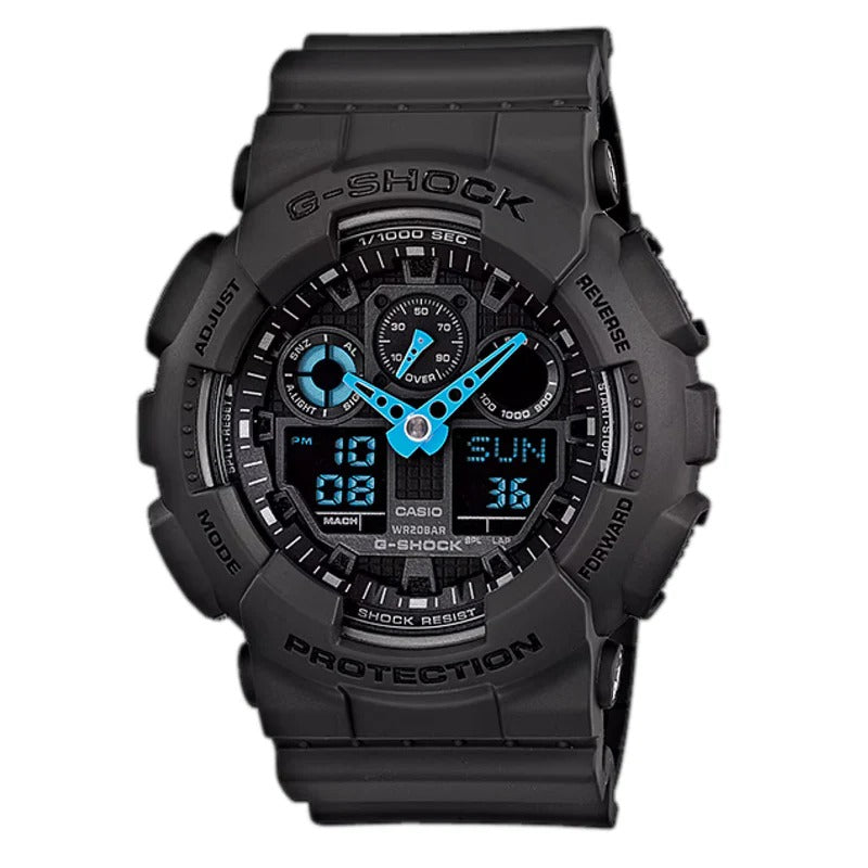 Casio G SHOCK-ANALOG-DIGITAL GA-100 SERIES GA100C-8A