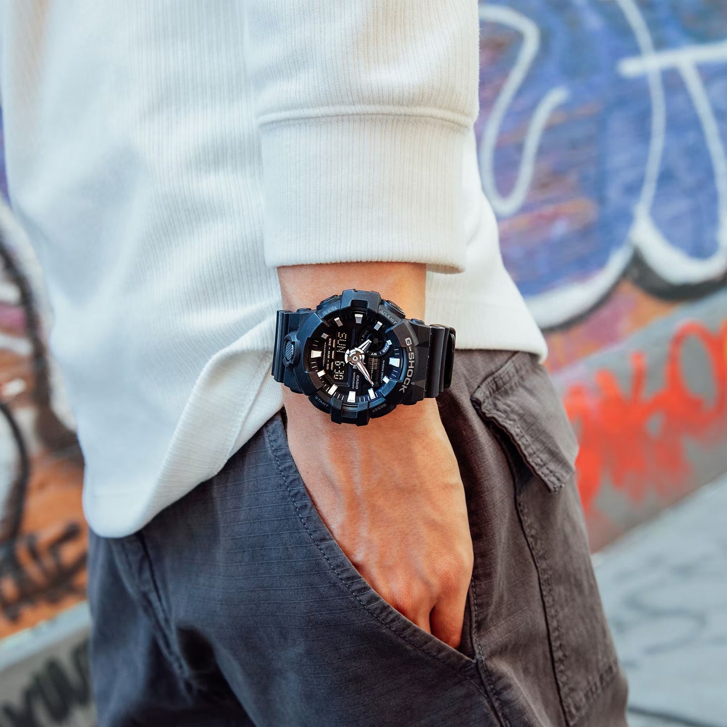 Casio G-Shock GA-700-1BDR Analog-Digital Men Watch