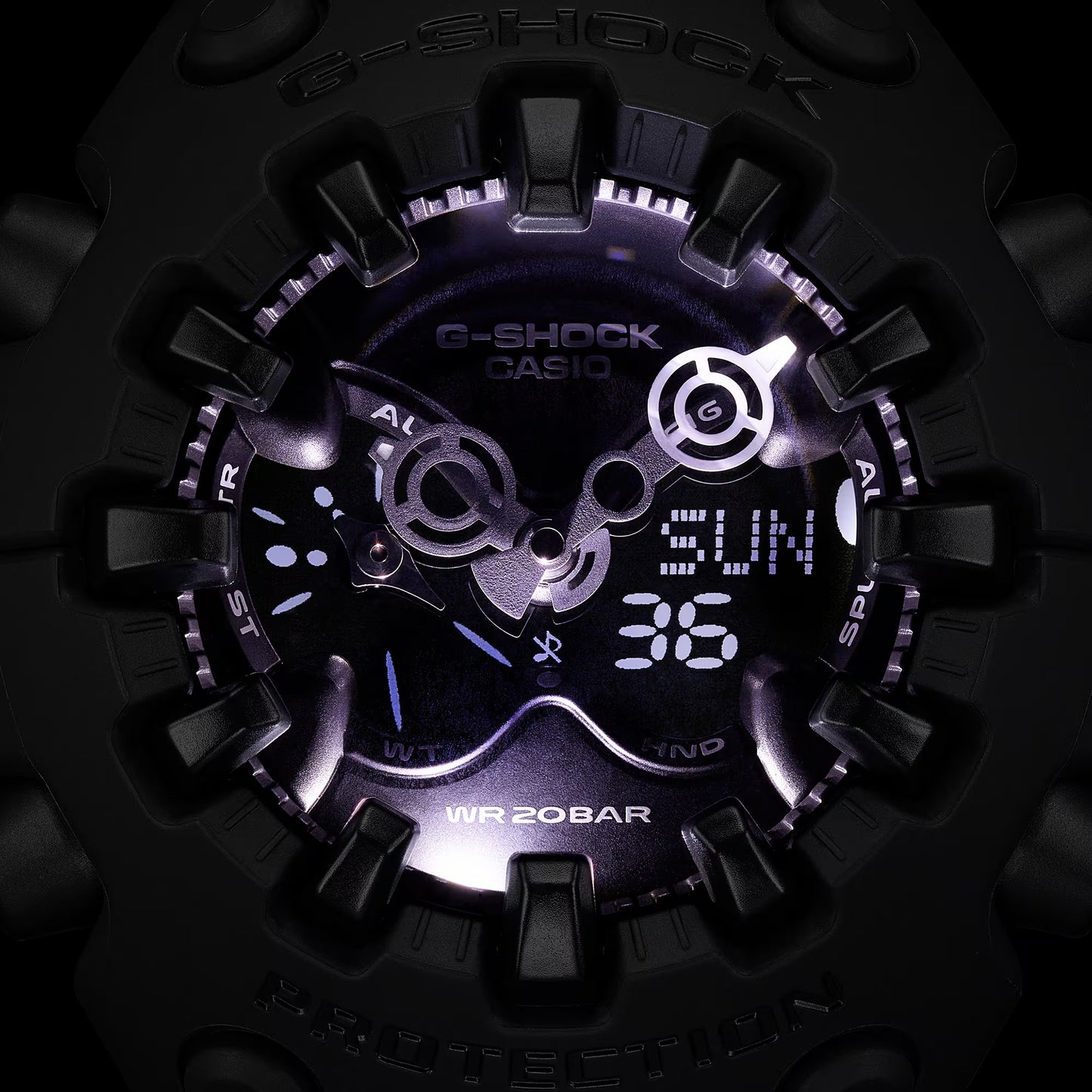 Casio G Shock GAV01A-1A Black Cool Eyes watch analog digital NEW