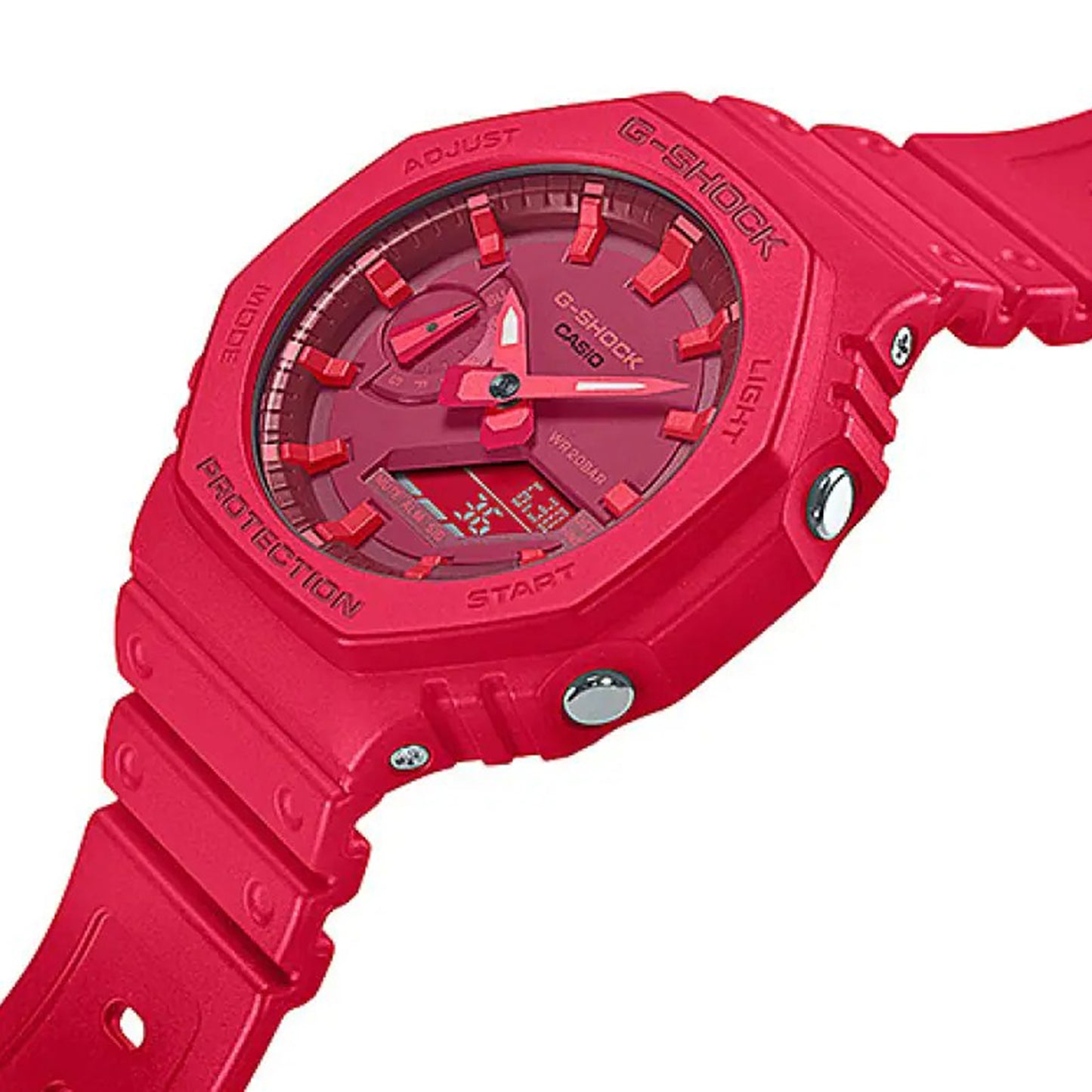 Casio G-Shock Men’s 2100-Series Watch in Red Resin