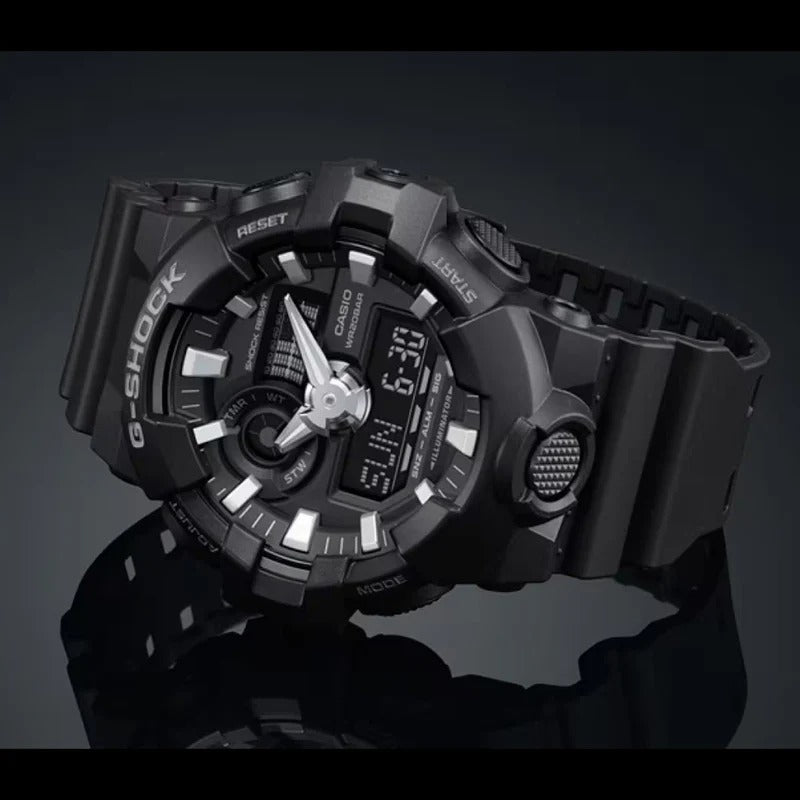 Casio Casio GA700-1B Men's Luxury Watches Black Quartz Ana-Digi Dial Sporty Wrist Watch G-Shock Daily