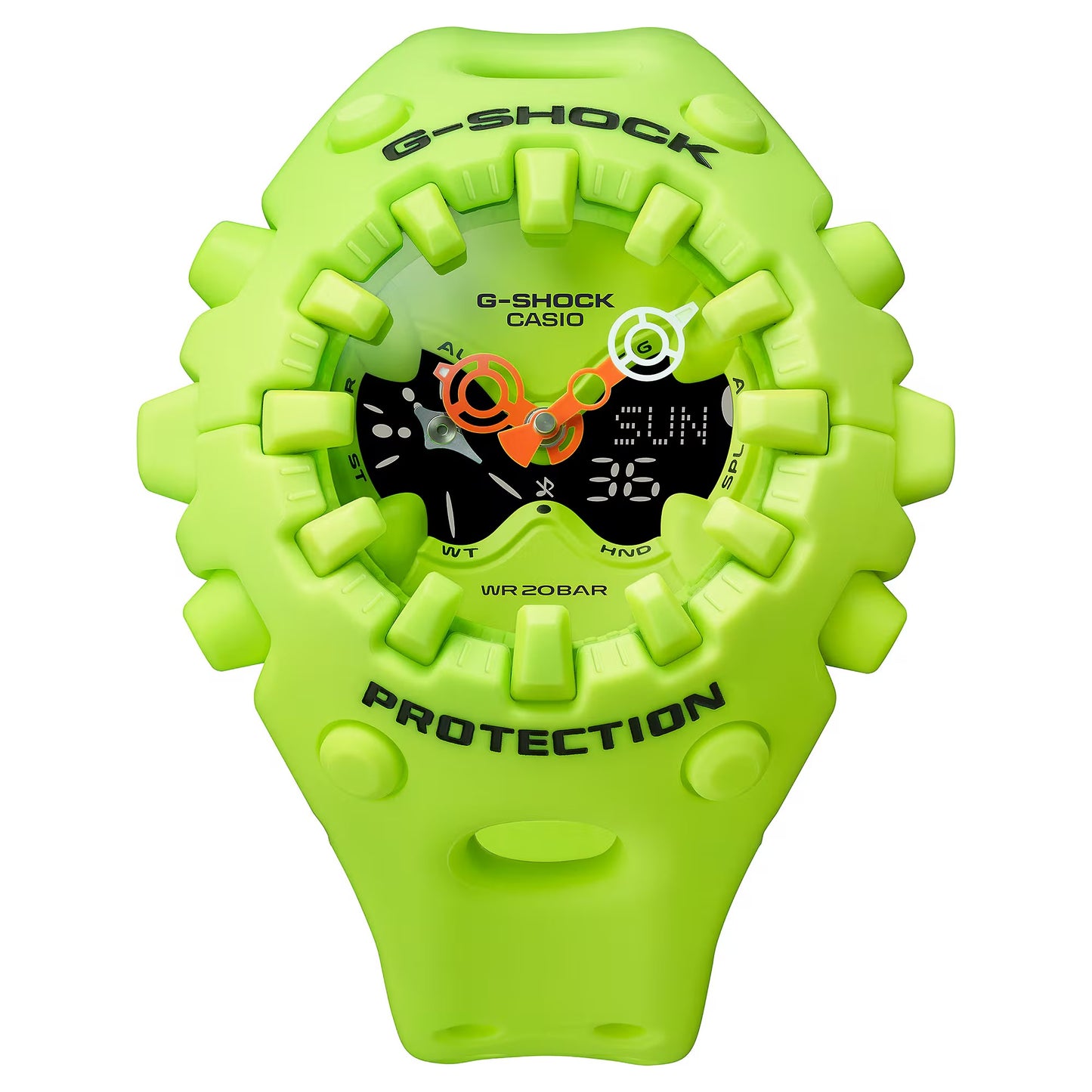 New Casio G-Shock Neon Yellow Resin GAV01-9A Analog-Digital Series