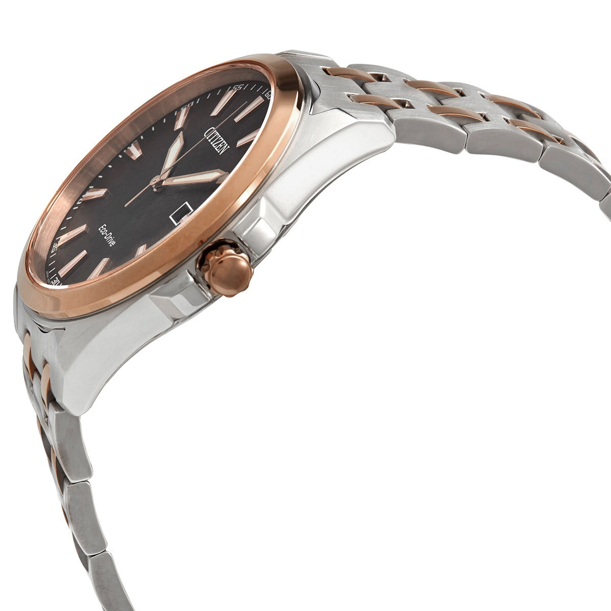 Citizen Peyten Eco-Drive Black Dial Two-tone Men's Watch