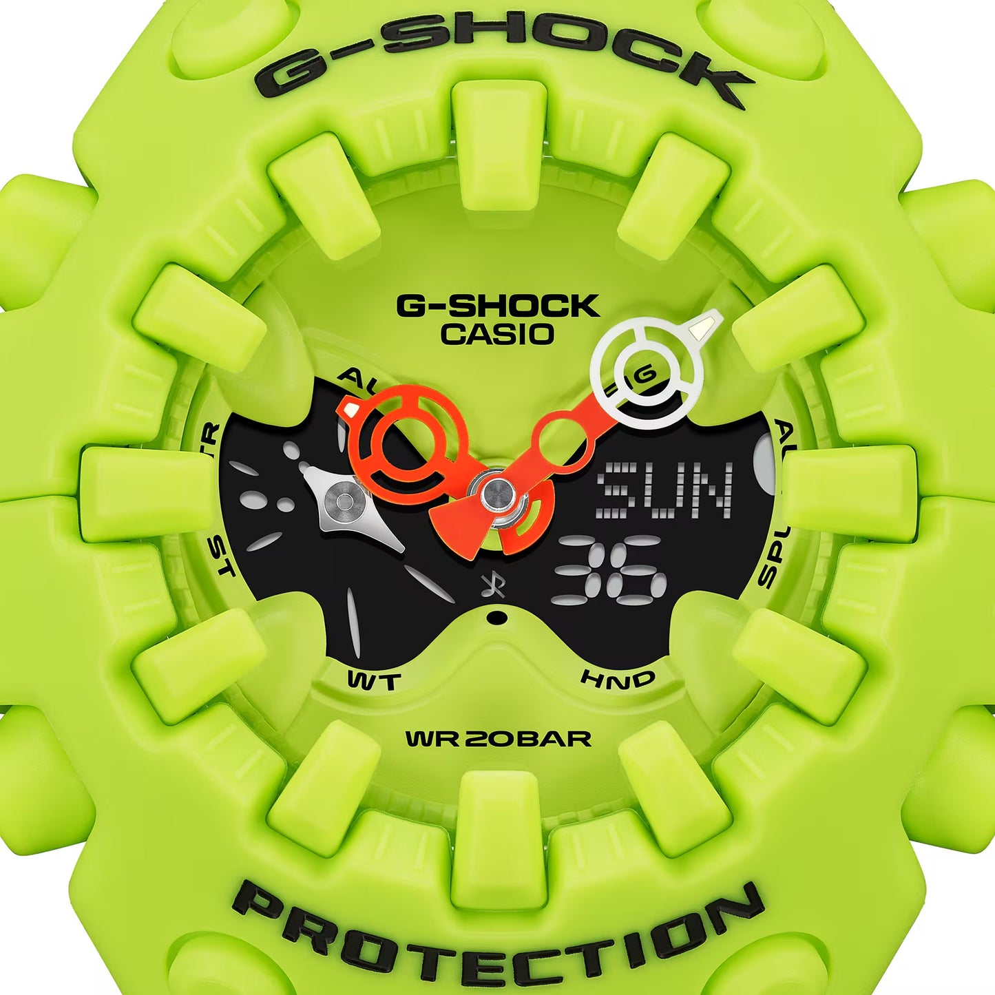 New Casio G-Shock Neon Yellow Resin GAV01-9A Analog-Digital Series