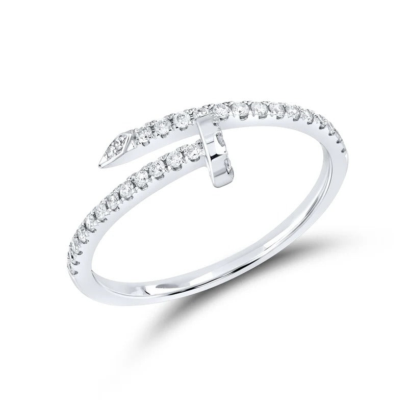 14kt White Gold 0.25 CTW Natural Diamond Ring