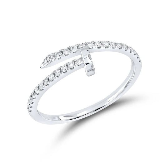 14kt White Gold 0.25 CTW Natural Diamond Ring
