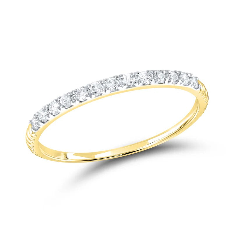 14kt Yellow Gold 0.20 CTW Natural Diamond Band
