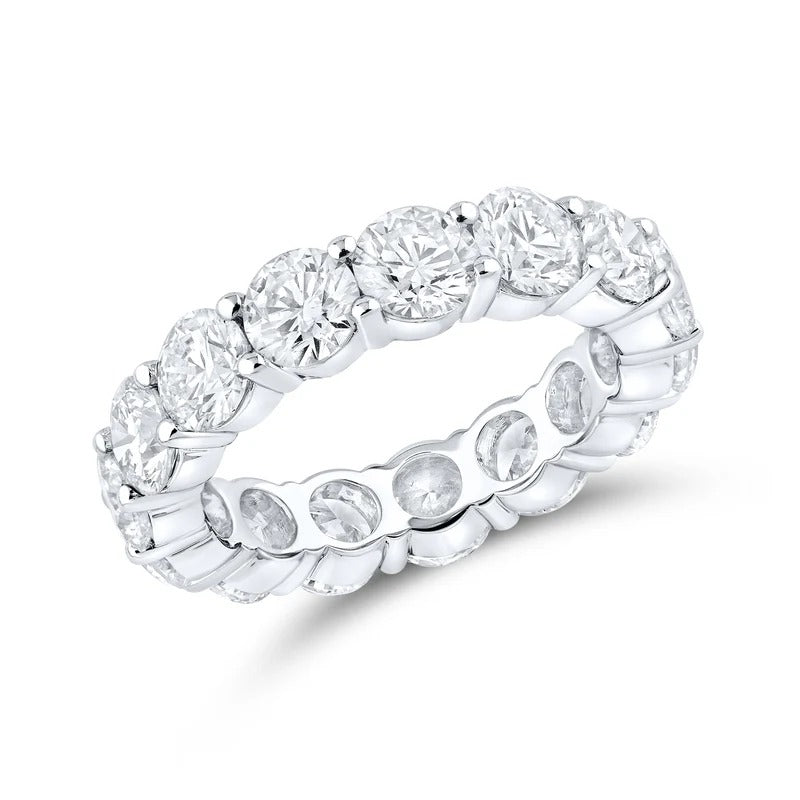 14kt White Gold 3.73 CTW Eternity Lab Diamond Band