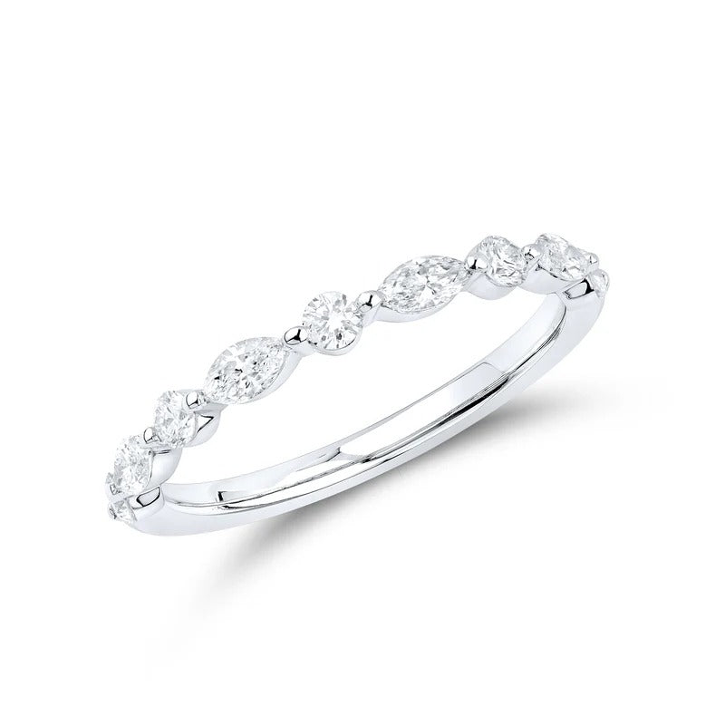 14kt White Gold 0.47 CTW Lab Diamond Band