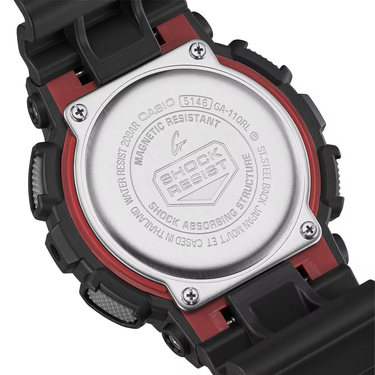 Casio G-Shock Analog-Digital Black Dial Resin Men's Watch GA110RL-1A