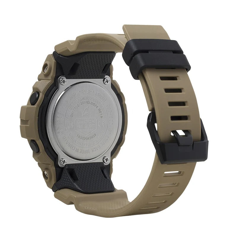 Men's Casio G-Shock Digital Power Trainer Connected Brown Resin Watch GBD800UC-5